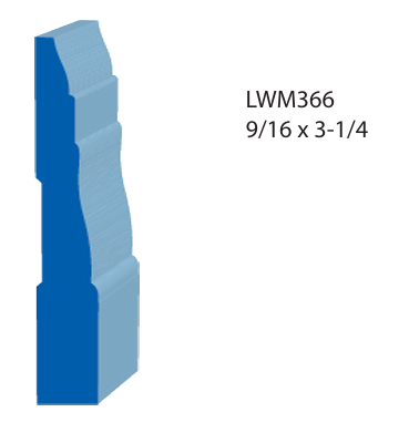 Primed Base Molding