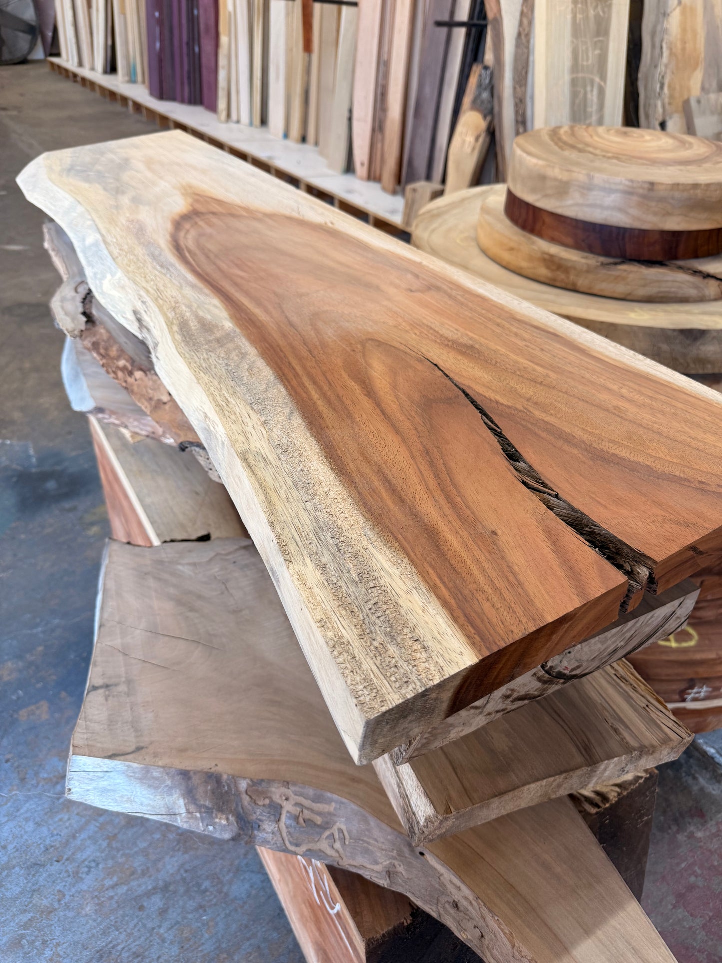 Live Edge Shelves – Raw & Ready to Finish