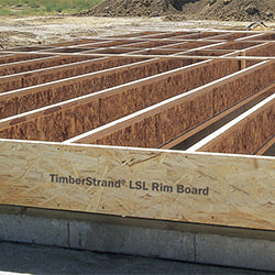 Timberstrand LSL Beams, Framing, Rim Board