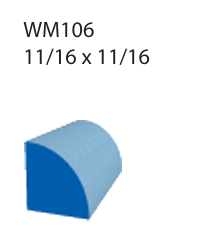 Quarter Round WM106 Primed